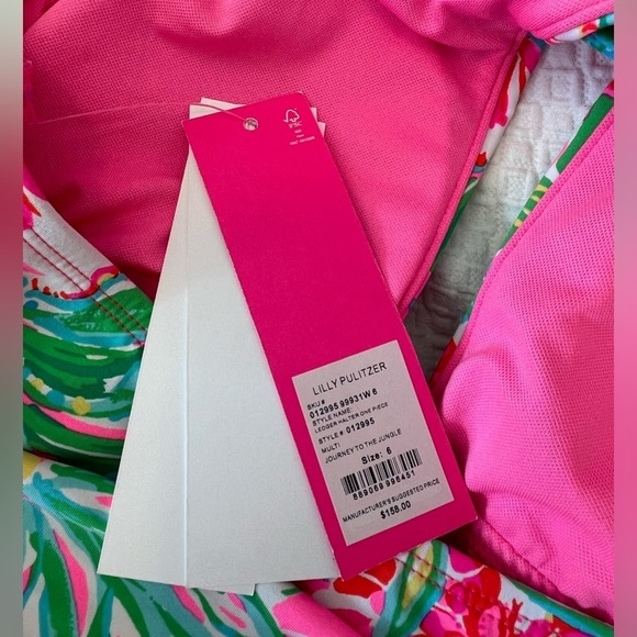LILLY PULITZER LEDGER HALTER ONE PIECE
MULTI JOURNEY TO THE JUNGLE SWIMSUIT NWT - Picture 14 of 16